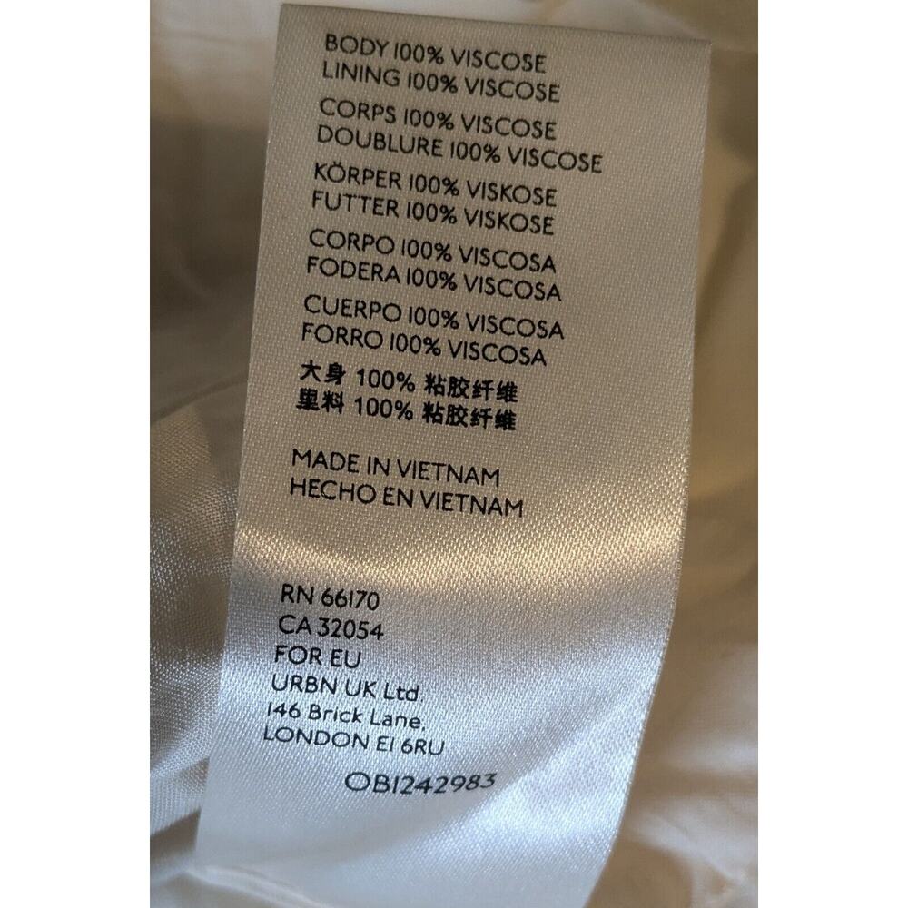 Free People Date Night Sunshine Off-White Floral Mini Dress Size Small - Picture 10 of 11